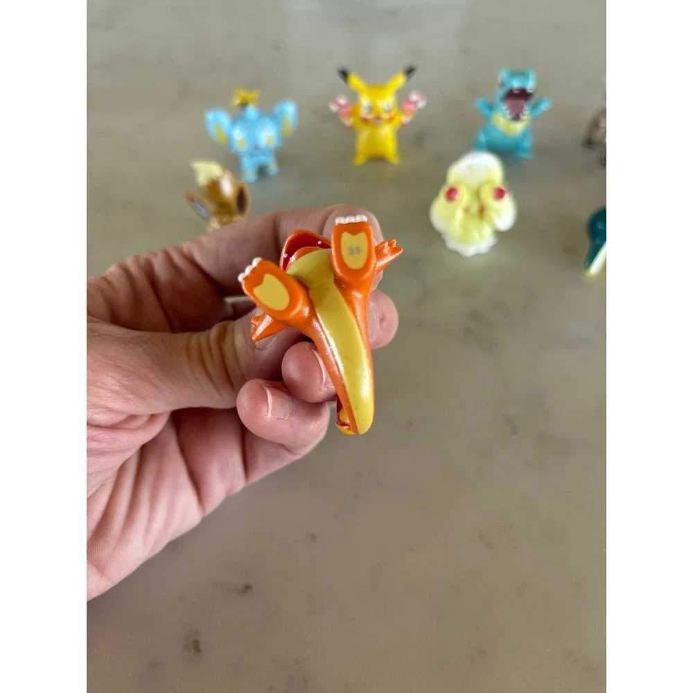 Pokemon Battle Figure Multi Pack Jazwares Pikachu Charmander Eevee 9pc Lot